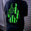 Youth Glow in the dark paw print.